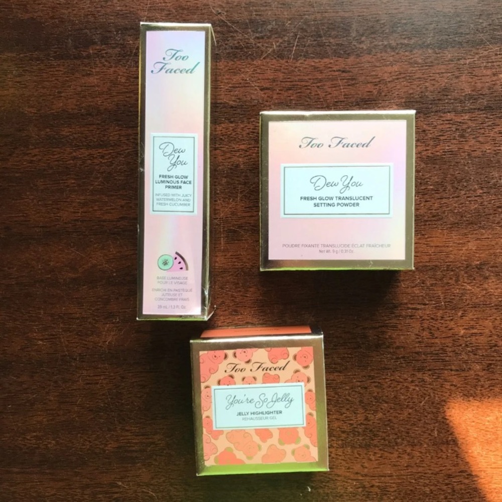🛍 TOOFACED 3 PIECE BUNDLE -DEW YOU🛍
